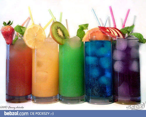 Kolorowe drinki