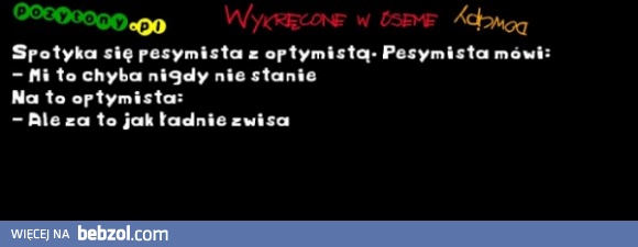 Pesymista i optymista