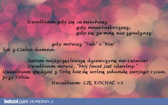 Uwielbiam Cię kochać! <3 