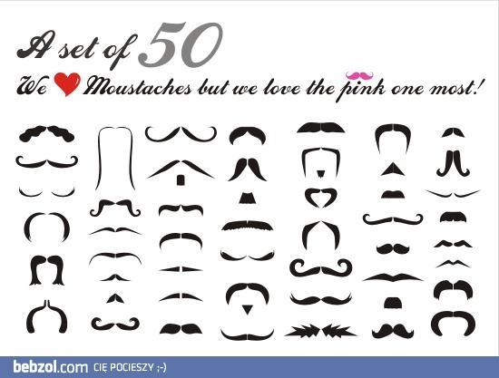 50 rodzajów wąsów