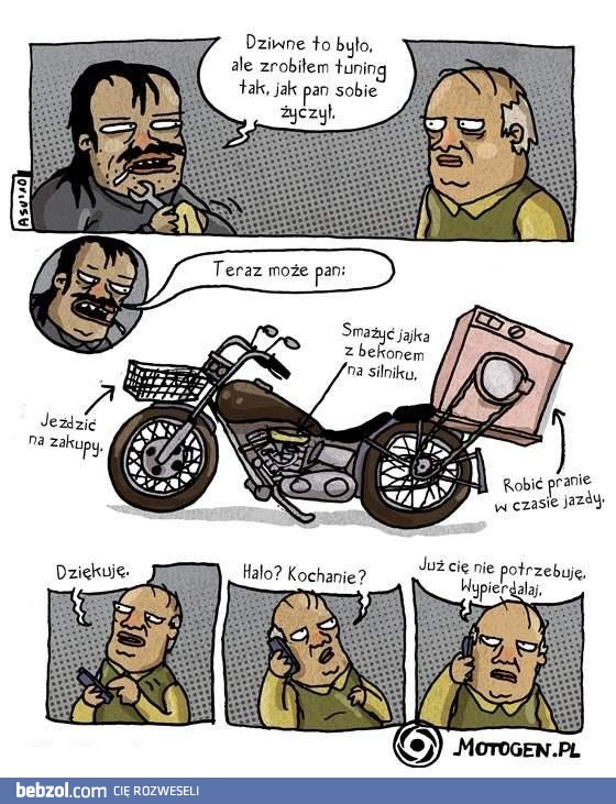 Tuning motocyklu