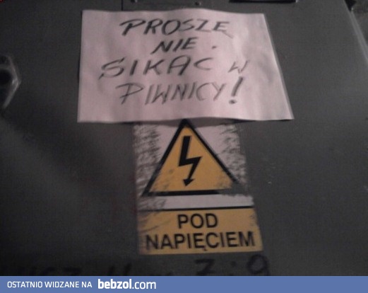 Uwaga! Pod napięciem... Uwaga! Pod napięciem...