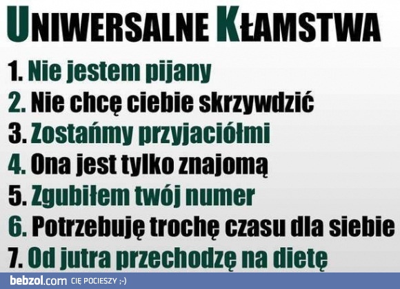 Uniwersalne kłamstwa