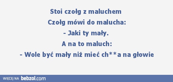 Czołg i maluch Czołg i maluch