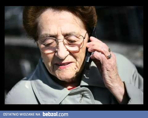  Przygłucha babcia dzwoni na policję