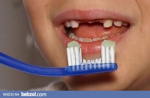 Dopasowana szczoteczka...