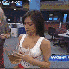 Mistrzyni w nalewaniu piwa