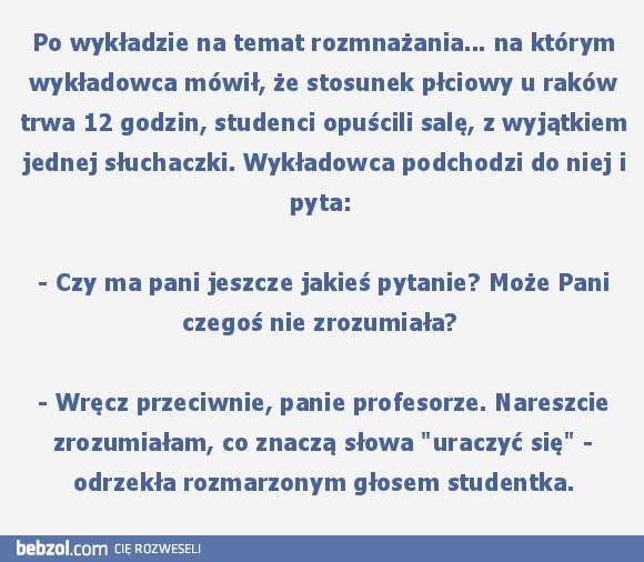 Nareszcie zrozumiałam..!