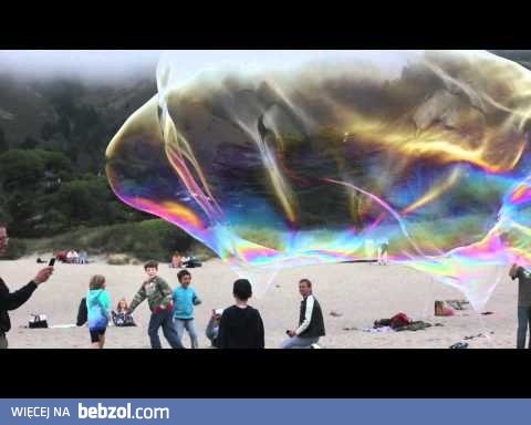 Ogromne,piękne i kolorowe - super bańki mydlane