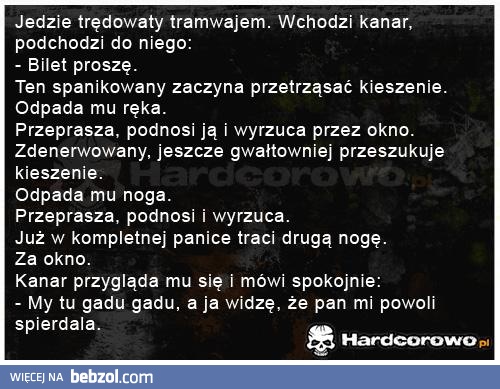 Trędowaty w tramwaju