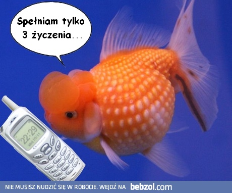 Komórkowe życzenia do Złotej Rybki