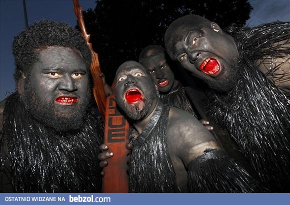 Kibice rugby z Nowej Zelandii