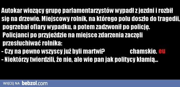 Politycy kłamią...