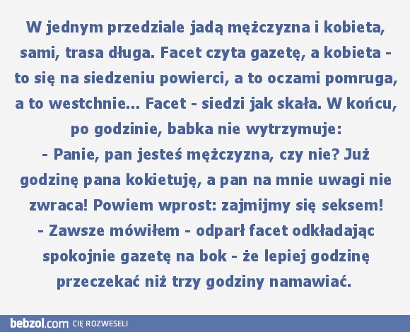 Lepiej godzinę poczekać