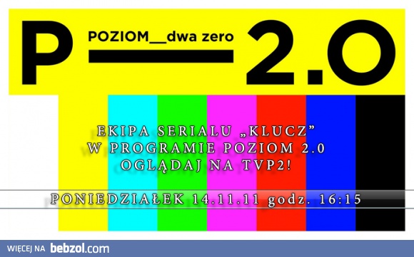 Ekipa serialu online KLUCZ w programie Poziom 2.0