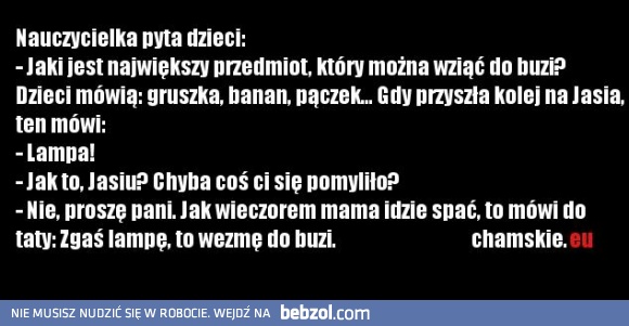 Do buzi.