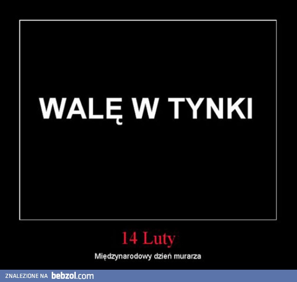 Walę w tynki