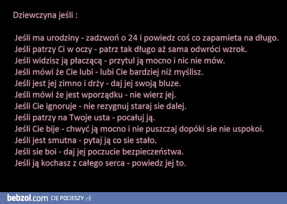 Dziewczyna - jeśli...