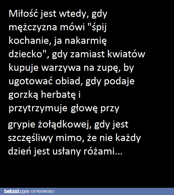 To właśnie miłość