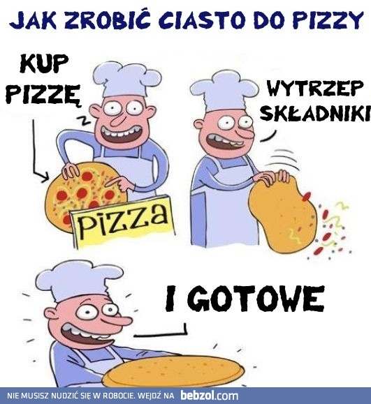 Szybki przepis na spód do pizzy