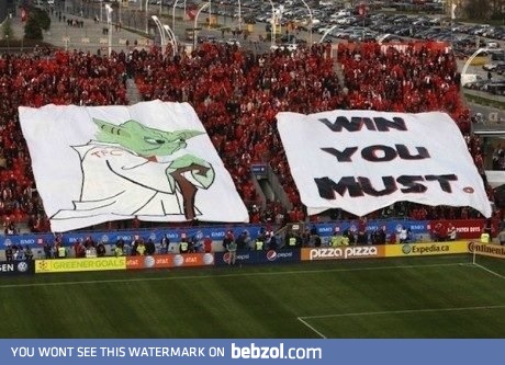 Meanwhile At A Football Match