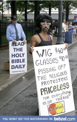 Religous protesters