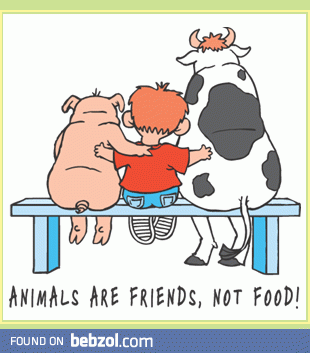 Animals are friends!