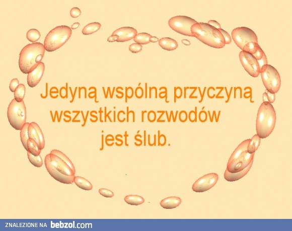 Główna przyczyna rozwodów