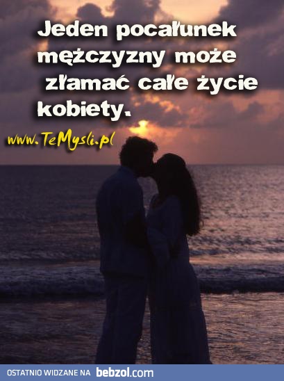 Pocałunek mężczyzny