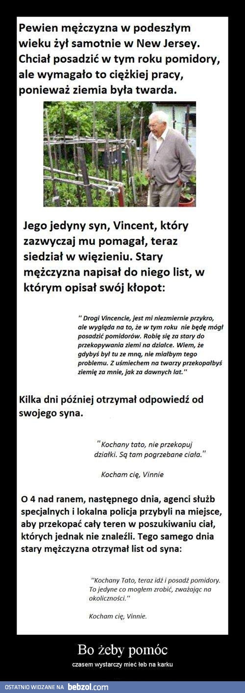 Syn to miał głowę na karku