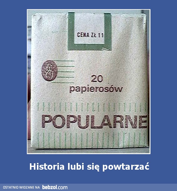 Historia lubi się powtarzać