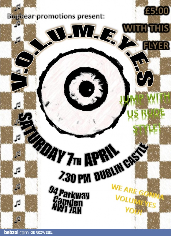 Volumeyes live ** Dublin Castle** London 07.04.2012!!!
