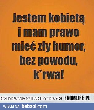 Jestem kobietą!