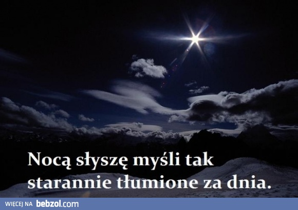 Myśli nocą