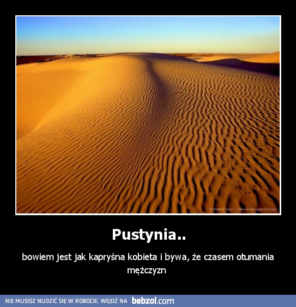 Pustynia..