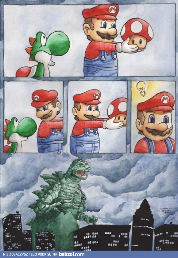 Mario wpadł na pomysł...