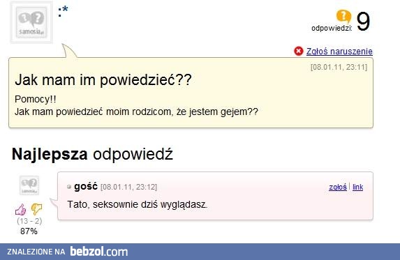 Jak to powiedzieć rodzicom?