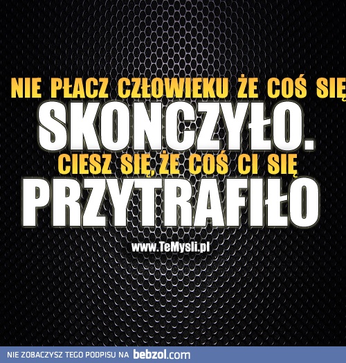 Nie płacz