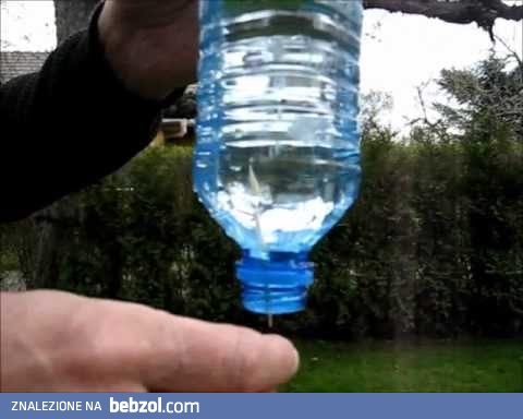Magiczna butelka z niewylewającą się wodą