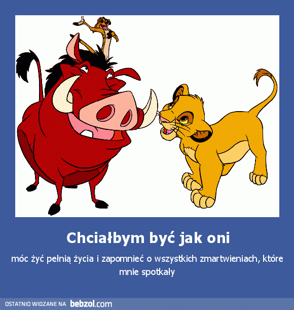 Chciałbym być jak oni