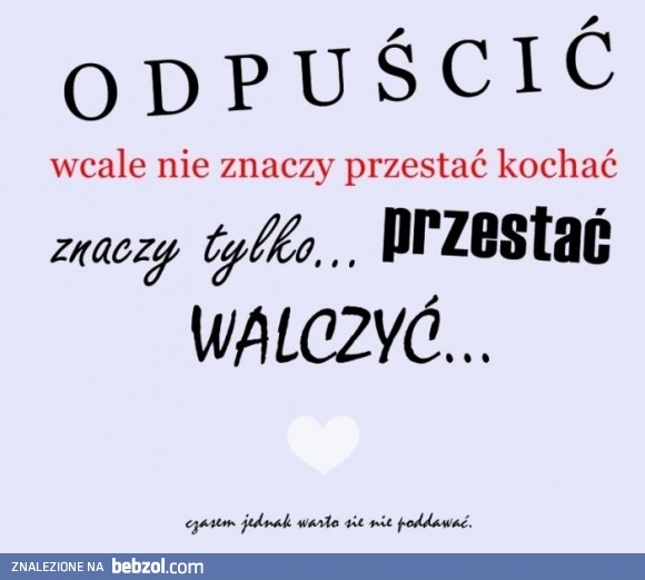 Odpuścić