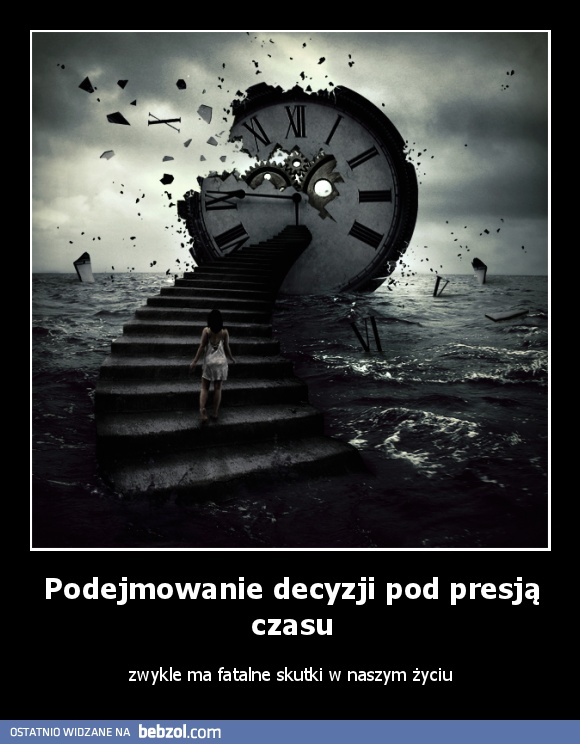 Podejmowanie decyzji pod presją czasu