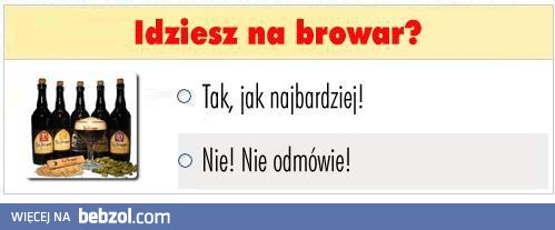 Może piwko wieczorem?