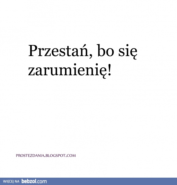 no przestań