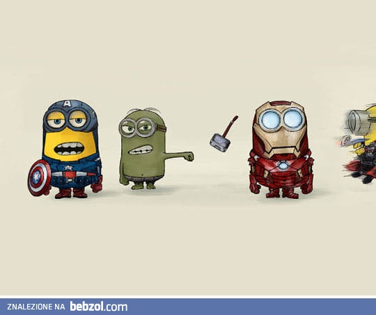 Miniony w Avengersach