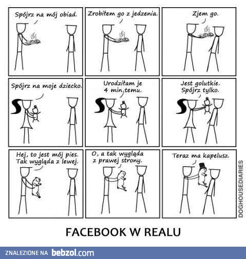 Facebook w realu