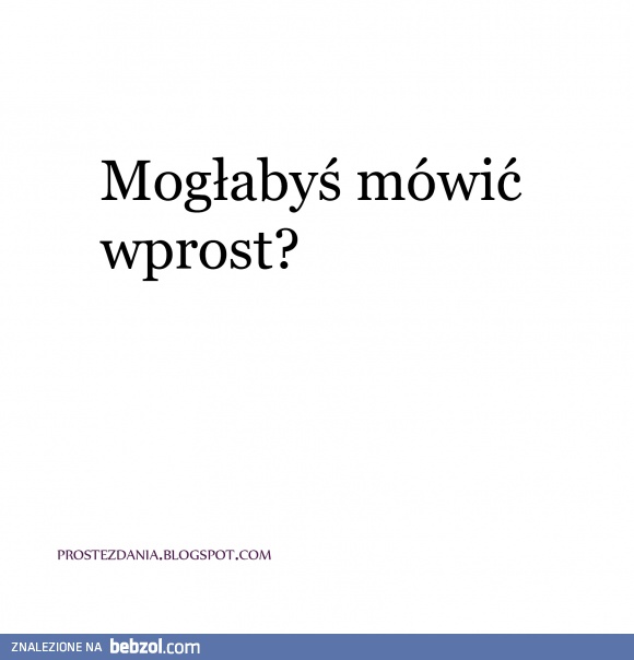 mogłabyś?