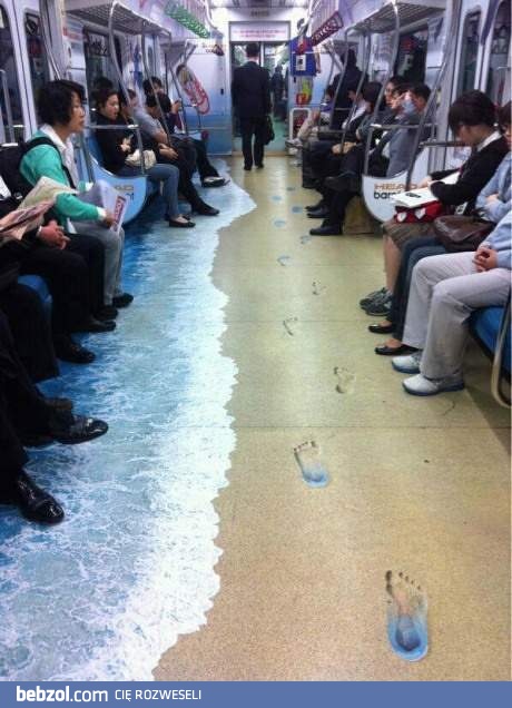 Plażowanko w metrze