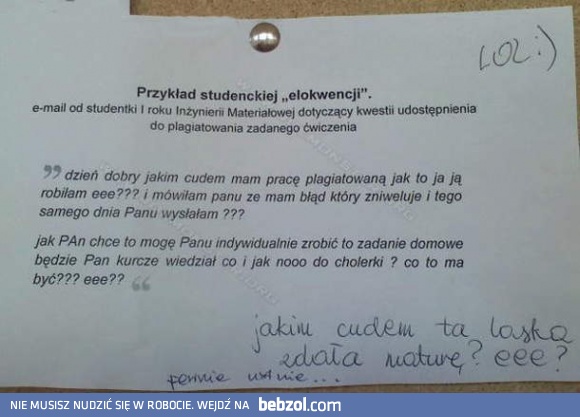 Studencka eeelokwencja