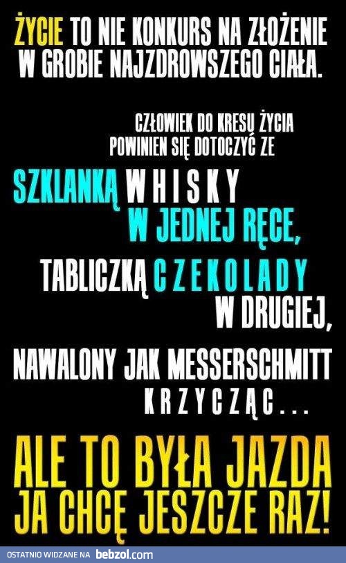 Życie to nie konkurs na...